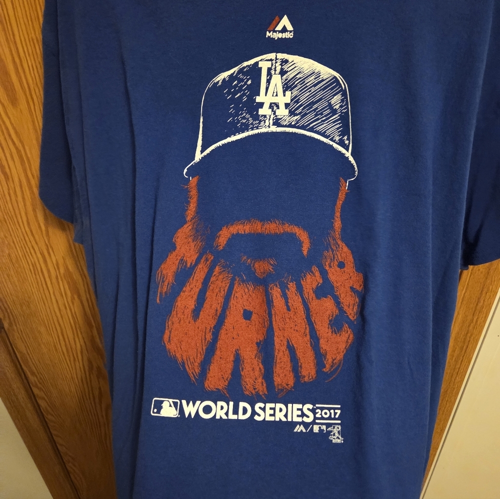 Majestic Los Angeles Dodgers Justin Turner Shirt XL Men's MLB - Picture 2 of 5